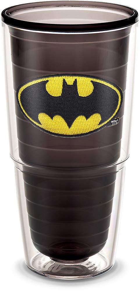 Tervis DC Comics Batman Emblem Made in USA Double Walled Insulated Tumbler Cup Keeps Drinks Cold & Hot, 24oz, Quartz - Unlidded Tervis DC Comics Batman Emblem Made in USA Double Walled Insulated Tumbler Cup Keeps Drinks Cold & Hot, 24oz, Quartz - Unlidded