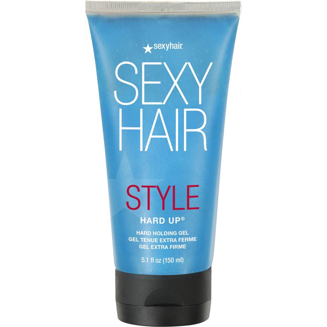 SexyHair Style Hard Up Hard Holding Gel | Extreme Hold | Non-Flaking Formula | All Hair Types