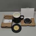 12oz IntelliHeat Coffee Mug | Baristas Choice | Exclusive Wireless SmartSense Pad | Maintains Perfect 135F | Hand-Crafted Ceramic Mug & Lid | for Tea Drinkers | Backed for Life - Black