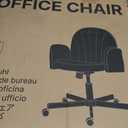 HUANUO Criss Cross Office Chair for Girls with Adjustable Armrests, White, 24.02" x 26.77" x 36.22"