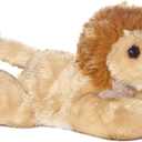 Aurora Adorable Mini Flopsie Lionel Stuffed Animal - Mini Companions Ready for Playful Adventures - for Kids All Ages, Toddlers, Adults, and Families - Brown 8 Inches