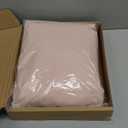 Amazon Basics Lightweight, Breathable, Wrinkle Resistant Microfiber 4-Piece Bed Sheet Set with 14-Inch Deep Pockets, Full, Blush Pink, Solid