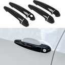 YINGTUU for BMW 118i 120i 320i 323i X1 X3 X5 X6 328i 335i 435i 440i Accessories Exterior Door Handle Cover Protection - Black