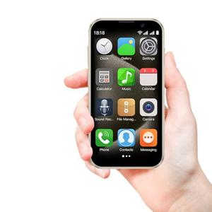 IBOZOU Mini 3G Smartphone Unlocked, 3.0" HD Android Dual Sim Quad Core Face ID Mini Premium Child Small Cell Phone World's Smallest Student Pocket Cellphone, 2+16GB Space Golden