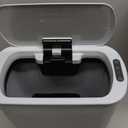 5 Gallon Motion Senor Bathroom Trash Can with Lid, Automatic Garbage Can Touchless, Smart Plastic Waste Basket for Narrow Spaces, Bathroom, Office, Bedroom, Living Room (Gray)