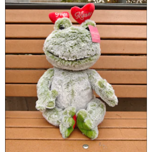 Hugs And Kisses Green Frog