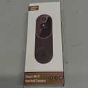 Orbitell Wireless Wi-Fi Video Doorbell Camera with Two Way Audio, AI Motion Detection, Night Vision and Cloud Storage, 2.4G Wi-Fi only (Brown)