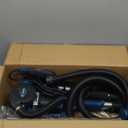 GEVEELIFE Drywall Sander, 880W 7.33A Electric Drywall Sander with Vacuum Dust Collector, 5 Variable Speed 1000-2100RPM, LED Light, Foldable & Extendable Handle, 12 Sanding Discs