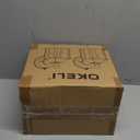 OKELI Dusk to Dawn Outdoor Wall Lights, Exterior Waterproof Lantern, Front Porch Sconce Lighting with Water Ripple Glass Shade, Mini Anti-Rust Wall Lamps Outside Lights for House Garage (2 Pack) (8.5")