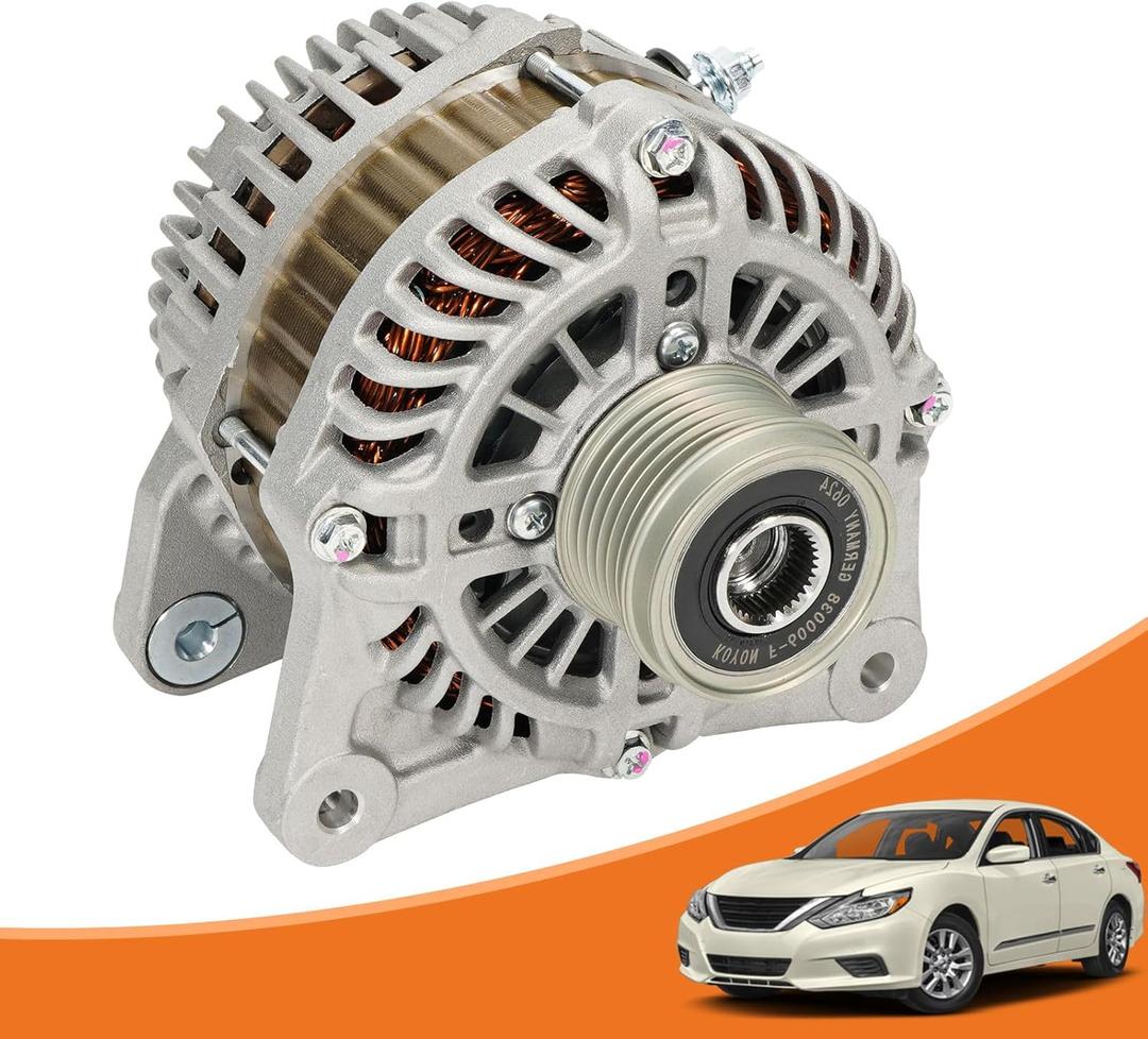 PG-11657 Alternator 12V 110A Compatible with Nissan Altima 2.5L L4, 2013-2018 Replace 23100-3TA1B, 23100-3TA1A, A2TJ1881, A2TJ1891, 11657, 11657N (1 Year Worry-Free)
