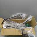 ZGLAOJTBlack 8-Light Ceiling Light, Modern Semi Flush Mount Ceiling Light Fixture,Metal Chandelier for Farmhouse Dining Room Living Room Bedroom Kitchen.