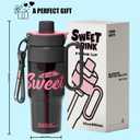 youcanplato 30oz Tumbler with Handle and Straw Lid-Made with Tritan,BPA Free Water Bottle-Spill Proof Plastic Tumble for Women and Men-Water Cup with Tea Funnel,Leak Proof (Black)