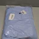 UNINUKOO Linen Suit for Men Summer Wedding 2 Piece Suit Set Peak Lapel Casual Blazer Pants Beach Wear for Men (X-Large, Sky Blue)