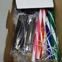 Outdoor Christmas Decorations Solar Pathway Lights, Set of 5 Lollipops Peppermint Stake Lights, 8 Modes Candy Cane Walkside Lights, Outdoor Xmas Decoration for Walkway,Yard