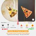Baking Steel for Oven & Grill, Pizza Steel, 13x13 Pizza Baking Pan for Artisan Pizza, Multi-Purpose Baking Tool for Home Cooks & Pizza Lovers, Fast Heating(.25" Thick)