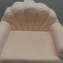 Blissful Diary Kids Couch, 2-in-1 Soft Toddler Couch Fold Out, Toddler Chair Comfy, Convertible Sofa to Lounger, Kids Furniture for Playroom, Gift for Birthday, Children's Day, Pink Shell