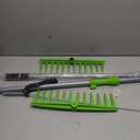 2-in-1 Leaf Grabber Rake Back Saving, Ergonomic Leaf Scoops Claws with Long Handle, Efficient Leaf Picker Upper Grabber Shovel for Yard Work Lawns Clean Up, Easy Pick Up Leaves No More Bending Over