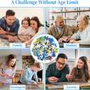 1000 Piece World Landmarks Map Puzzle Paper Jigsaw Puzzle for Adults School Supplies World Map Puzzle 1000 Pieces Puzzles for Adults, Puzzles for Senior Teens 1000 Pieces Jigsaw Puzzles