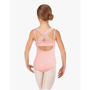 Zaclotre Ballet Leotard for Girls Crisscross Straps Gymnastic Outfits Hollow Back Dance Leotards 160