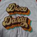 Disco Daddy Mens Disco Retro Matching 60s 70s Party Costume Tank Top L