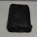 BAGAIL 4 Set/6 Set/8 Set Compression Packing Cubes Travel Accessories Expandable Packing Organizers (Square Mesh, 06-Black)