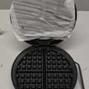 Cuisinart Waffle Maker, 1250W Round Classic Waffle Iron, 5-Setting Adjustable Browning Control, WMR-CANAS, Brushed Stainless