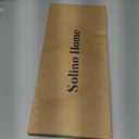 Solino Home 100% Linen Table Runner, 14 x 60 in, Natural and White Check