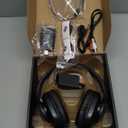 WallarGe Wireless Bluetooth Headphones for TV Watching, Comfortable for Seniors with Bluetooth 5.3, Easy Setup Headphones with USB Transmitter, 25 Hours Play and No Audio Delay