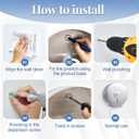 1 Pack Mifoci Industrial Toilet Paper Holder Commercial Roll Dispenser Wall Mount Stainless Steel Jumbo Tissue Dispenser Fits 9 Roll Toilet Paper for Office Home Public Places (Silver)