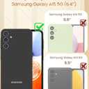 Dretal for Samsung Galaxy A15 5G Case, Screen Protector, 360 Rotatable Ring Holder Magnetic Kickstand,Plated Gold Edge Slim Soft TPU Protective Phone Cover for Galaxy A15 5G (Black)