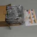 Over the Door Hanging Shower Caddy: Rustproof Hanging Organizer over the Door - No Drilling Bathroom Rack for Inside Shower Chrome