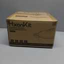 Nonstick Ceramic Coated Sauce Pan with Lid Red Crock Pot with Twist & Lock Handles, Micro Pressure Cooker Versatile stock pot with lid, Bottom Big Soup Canning Pots,Simmer Pot (RED, 5.5Quarts)