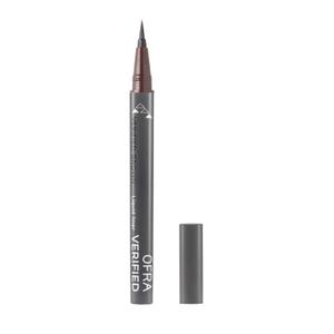 OFRA Waterproof Brown Liquid Eyeliner Pen, Fine Tip Precision Liner, Verified Liquid Liner