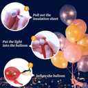 100Pcs Balloon Lights with Lanyard, Balloons Light for Party Decorations,Paper Lantern,Easter Eggs,Birthday Party,Halloween Christmas Decoration(Glow steadily Warm White)
