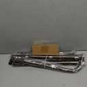 Bronze Wrap Around Curtain Rods 48 to 90 Inch: Blackout Heavy Duty Adjustable Window Curtain Rod Room Darkening,1Inch Modern Industrial Curved French Return Metal Drapery Rod Easy Install, Brown