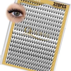 QUEWEL Lash Clusters 320Pcs Cluster Lashes 30D+40D C Curl Lash Cluster Eyelash Extensions Mix9-16mm Individual Eyelashes Clusters Wispy Lash Clusters Thin Band Soft to Use at Home(30D+40D C Mix9-16) QUEWEL Lash Clusters 320Pcs Cluster Lashes 30D+40D C Curl Lash Cluster Eyelash Extensions Mix9-16mm Individual Eyelashes Clusters Wispy Lash Clusters Thin Band Soft to Use at Home(30D+40D C Mix9-16)