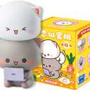 52TOYS Mitao Cat Season 4 Action Figure, Collectible Toy Kawaii Creative Gift Room Decor Desktop Decoration 3.5 Inch, Gift for Birthday Party