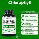 Healthfare Chlorophyll Capsules 600mg | Internal Deodorant & Body Odor Support | 150 Veg Pills for Women & Men | Premium Plant-Based Supplement | Vegan, Non-GMO, Gluten-Free | Made in USA