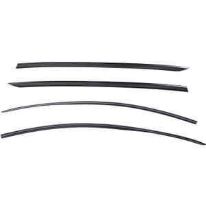 Rain Guards Compatible with Tesla Model Y Juniper 2025 2026 Standard Wheelbase Window Visors Wind Deflectors PC Glossy Black