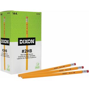 Dixon Pencils, #2 Soft Lead, Box Of 144