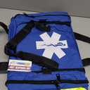 Primacare KB-4135-B First Responder Bag for Trauma, 21"x12"x9", Professional Compartment Kit Carrier for Emergency Medical Supplies, Blue
