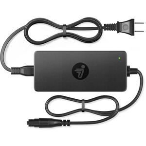 UL&CE Listed 53.6V 3.9A Fast Charger Power Adapter Compatible with Segway Ninebot MAX G3, F3, F3 Pro, GT3, ZT3 Pro for 48V Lithium Battery Power Supply Original Charger Replacement