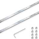 POWERTEC 71358 Track Saw Guide Rail Connector Set for Festool, Makita, DeWalt, and Triton | Pack of 2