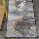 KLAKLA Living Room Wall Art - Black and White Wall Decor Large Picture Landscape Black and Gold Tree Artwork for Walls Frame Canvas Bedroom Office Home Decor 58x29 Inches