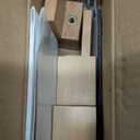 Wooden Art Canvas Holder, Wall-Mounted Painting Storage Rack with Non-Slip Pads, Protects Artwork, Canvas Board from Floor Stain, Ideal for Studios, Galleries, Artist Workshops (7.9"L x 1.9"W x 4.7"H)