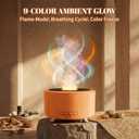 Essential Oil Diffuser for Home, 500 Aromatherapy Diffuser Oil Machine for Office Room Yoga, Aroma Diffuser with Auto-Off Function, 9 Colors LED Night Light, Light Wood