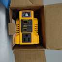 Real 220W Power Inverter Compatible with DeWalt 20V Battery, DC 20V to AC 110V-120V Portable Power Station with 1 AC Outlet, 1 USB & Type-C, 1 12V DC & 200LM LED (No Battery)