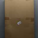 ZJSF Freestanding Dog Gate Indoor, Foldable Dog Fence for Doorways, Hallways or Stairs, Sturdy Wood Extra Wide Pet Gate with Support Feet,White,32 "Height-4 Panels