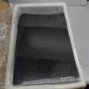 Lovdeco Black Marble Cutting Board, 20x12 Inch Stone Pastry Board For Kitchen, Black Marble Slab With Non-Slip Feets, 1 Piece