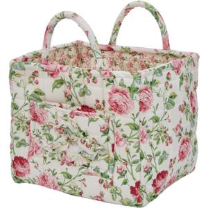 Boho Fabric Storage Basket, Large Capacity Laundry Basket, 12.2'' x 10.23'' x 10.23'' Collapsible Laundry Hamper with Easy Carry Handles (C Multi-Color 2, L)
